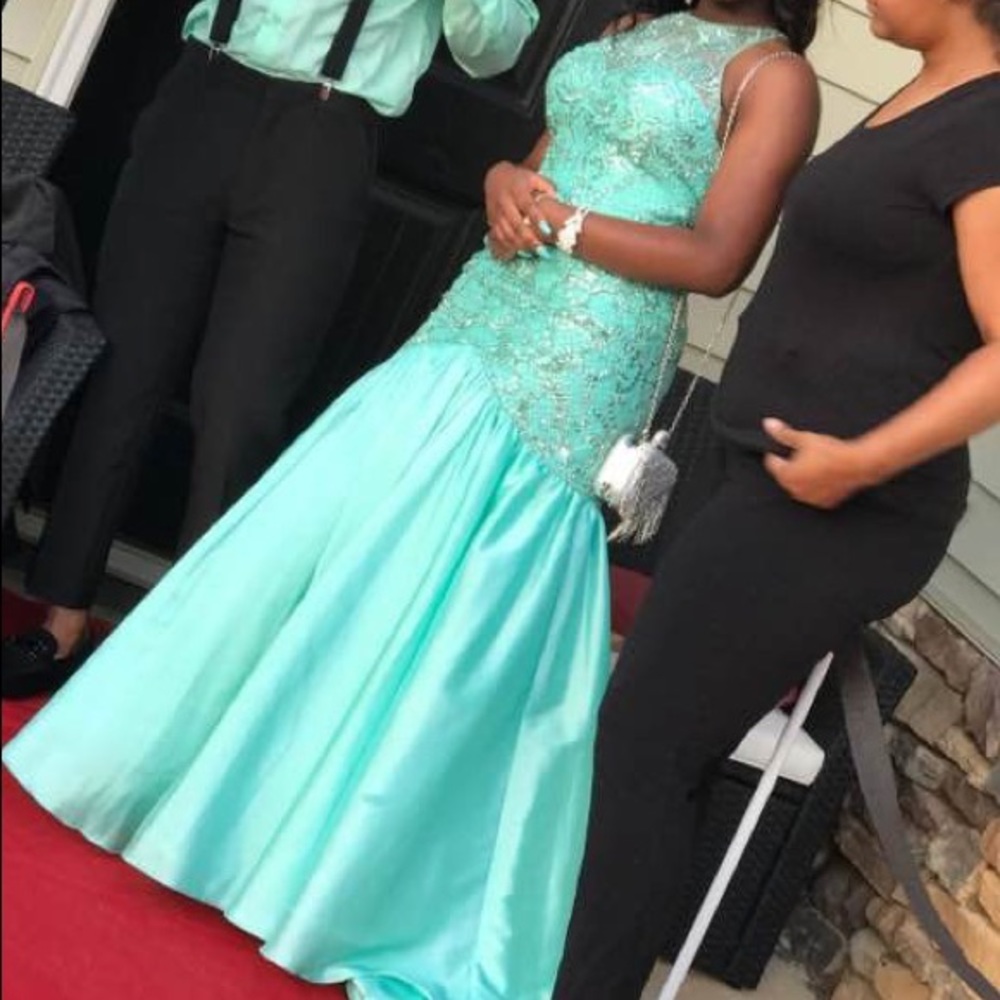 Turquoise Prom dress